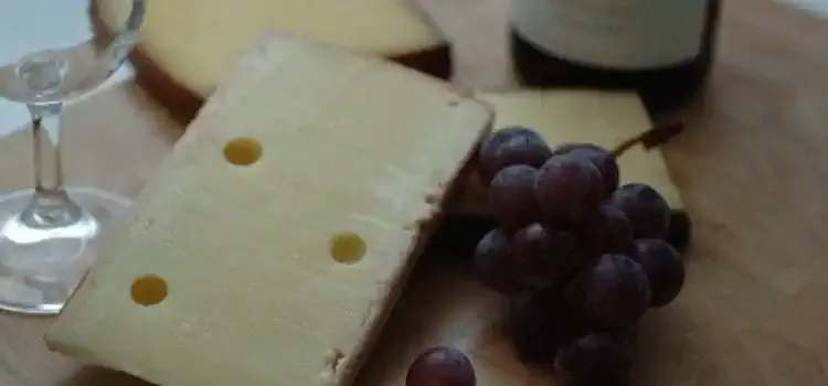 Cheese and grapes
