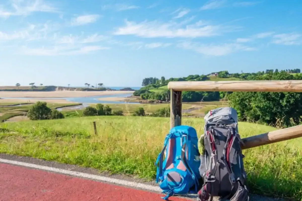 Mochilas en el Camino de Santiago