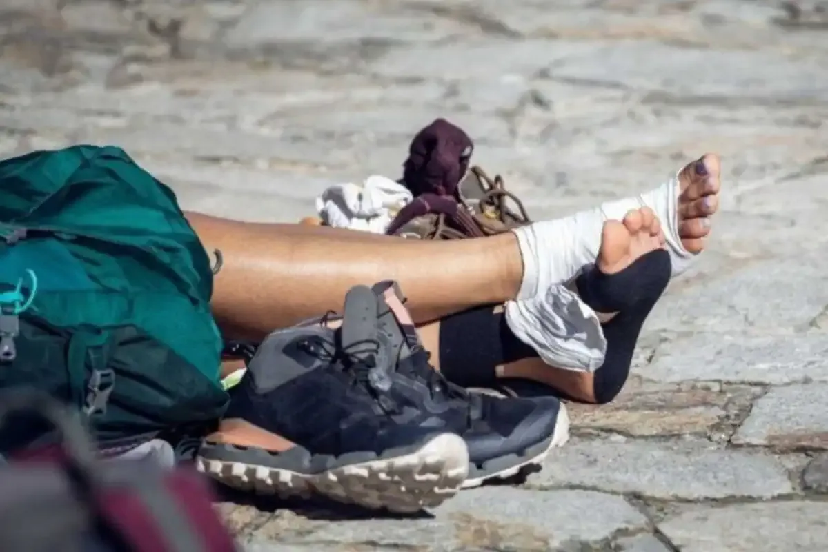 Pèlerin au repos