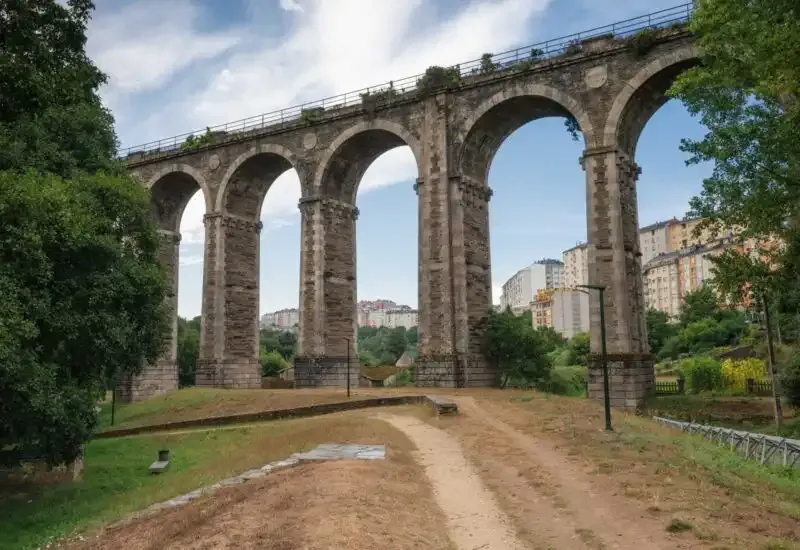 Paseo do Rato, parallel to the Rio Chanca in the Vía Künig as it passes through Lugo