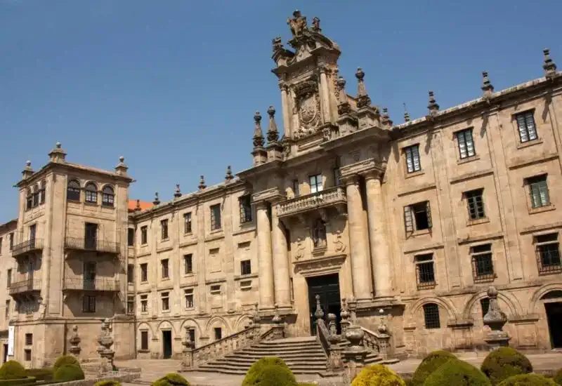 The entrance of San Martín Pinario