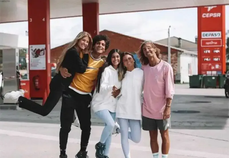 María Pombo y sus amigos Influencers en el Camino