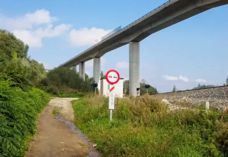 The beginning in Sarria de la Rosa del Camino