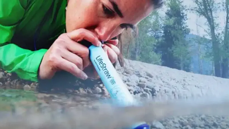 Filtro de agua para senderismo