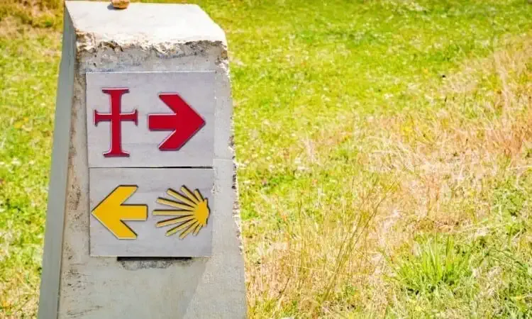 Mojón del Camino Lebaniego