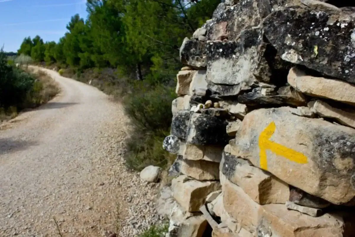 Signalisation sur le Chemin de Saint-Jacques de Madrid