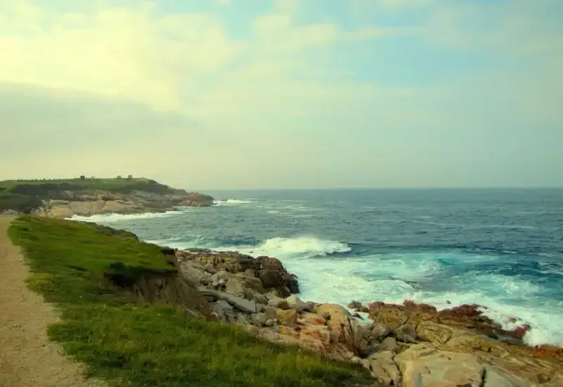 La costa del Camino Inglés