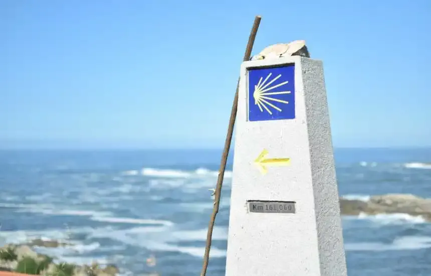 Mojón del Camino de Santiago