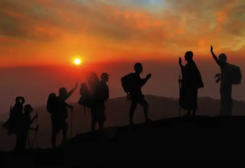People on the Camino de Santiago