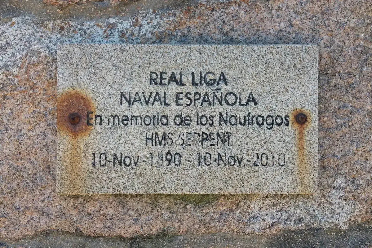 Another monument commemorating the terrible tragedy of the HMS Serpent