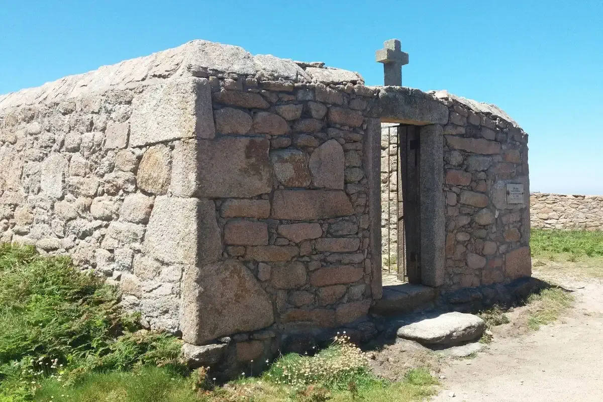 Detail of the central chapel at the Cemetery of the English