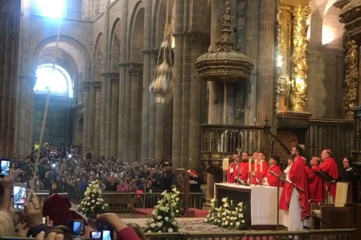 Il botafumeiro che vola