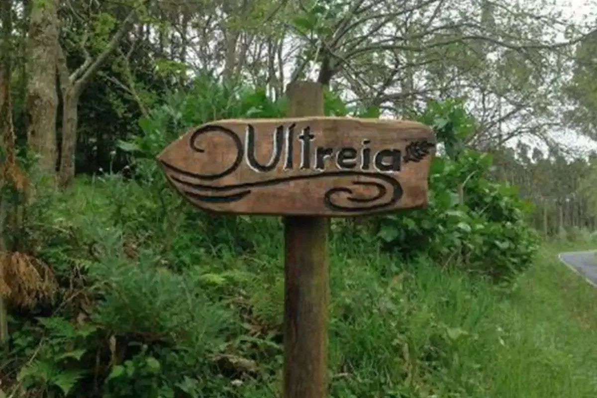 Ein Schild mit dem Wort