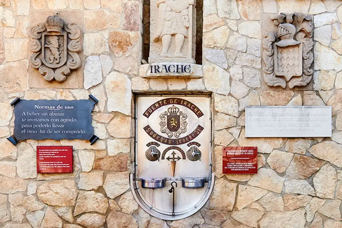 Fonte del Vino delle Cantine Irache ad Ayegui