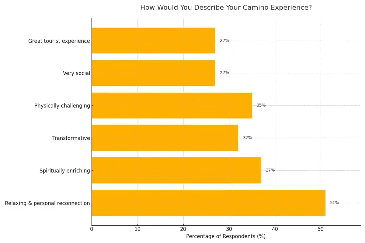 How would you describe your experience on the Camino de Santiago?