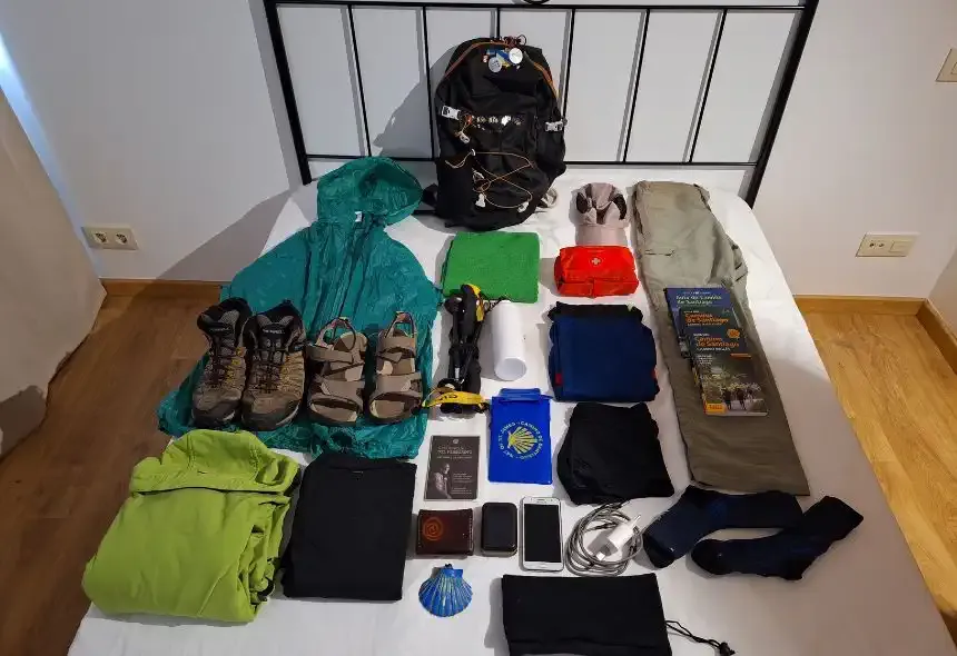 Equipo necesario de un peregrino