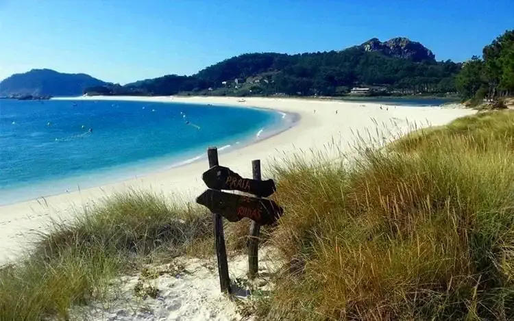 Rodas-Strand auf den Cíes-Inseln