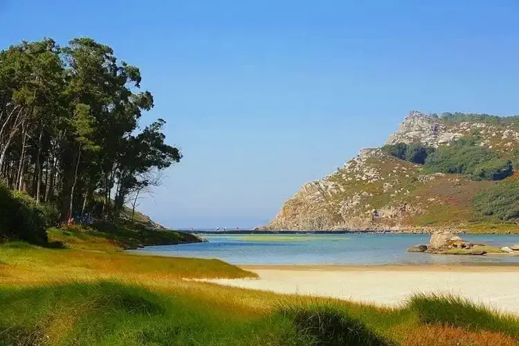 Lago dos Nenos auf den Cíes-Inseln