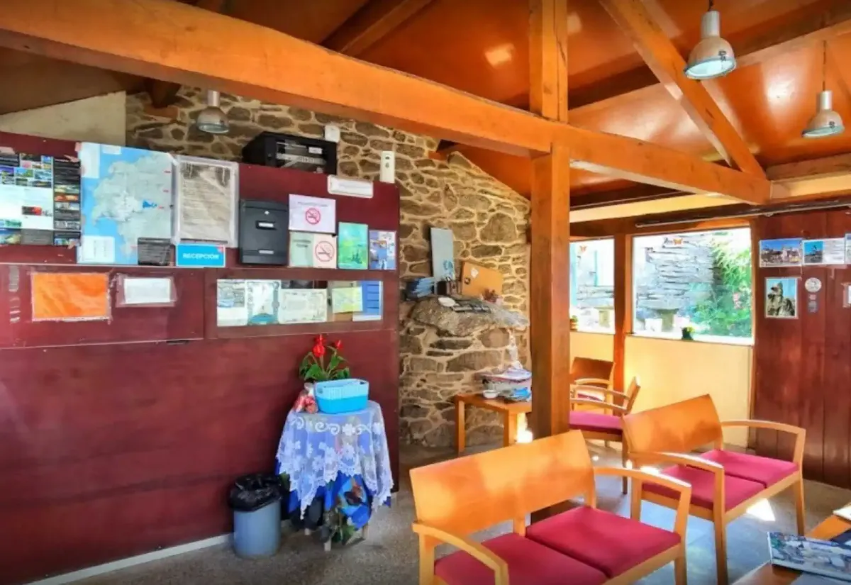 Réception de l’albergue d’Olveiroa