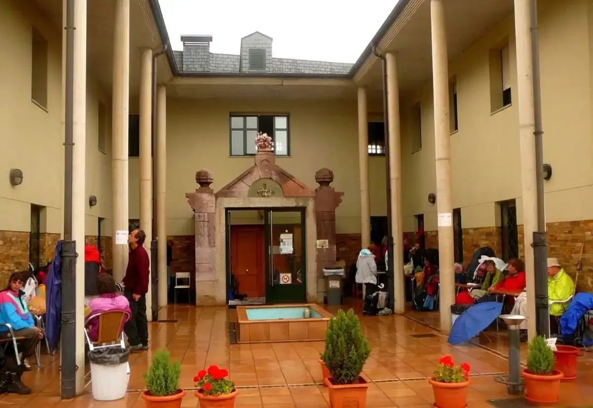 Zona común de un albergue